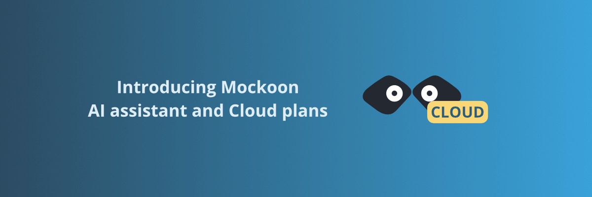 Mockoon logo with cloud badge