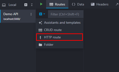 Add a new HTTP route